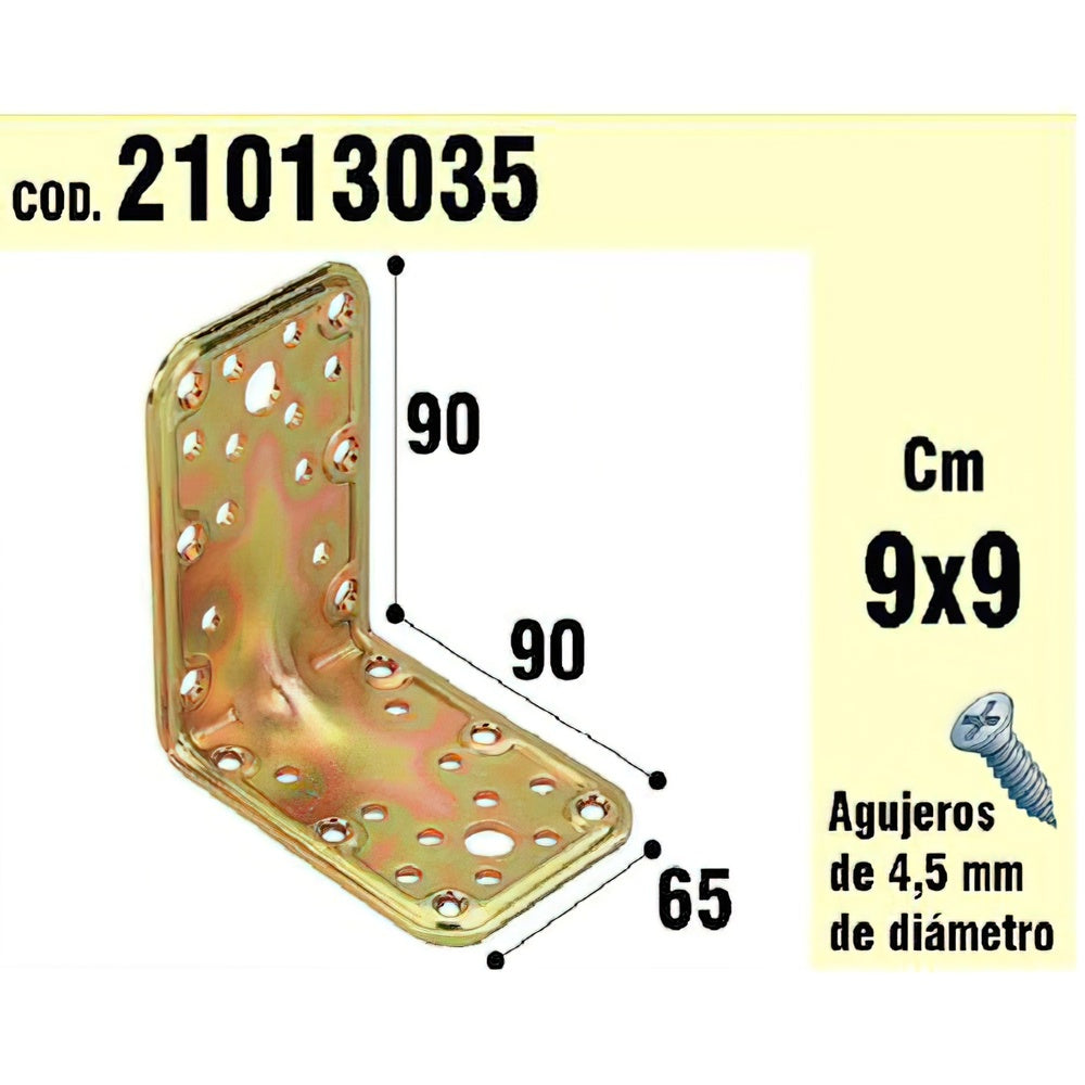 Cantoneira de madeira 65x90x90 mm