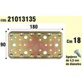 Suporte de madeira para placa bicromática de 90x180 mm