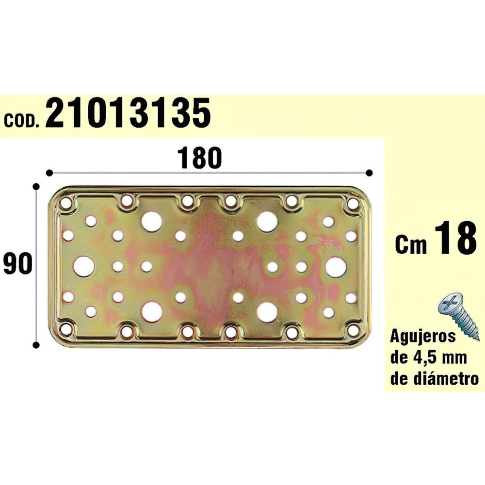 Suporte de madeira para placa bicromática de 90x180 mm