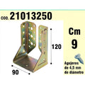 Suporte de madeira para asas interiores, bicromático, 90 mm
