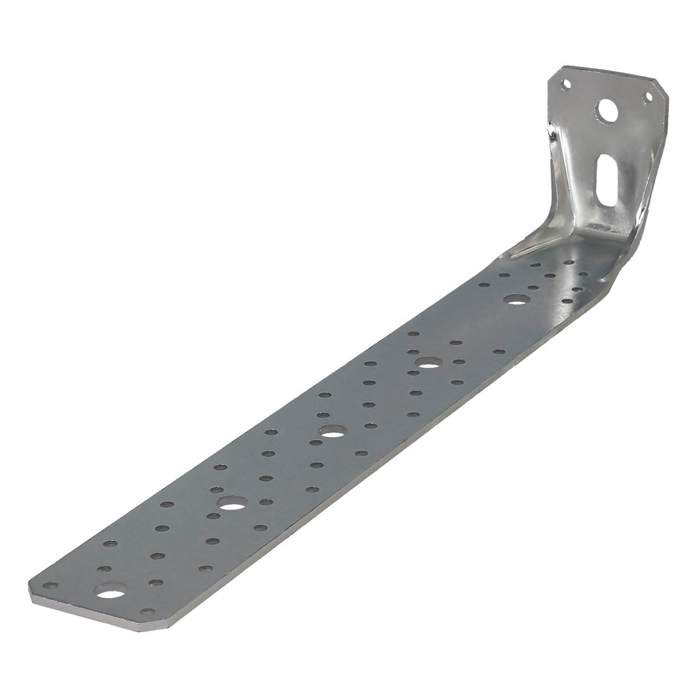 Soporte para madera con angulo reforzado 65x88x450 mm conector angular, escuadra fijación, zapata madera soporte pérgola madera