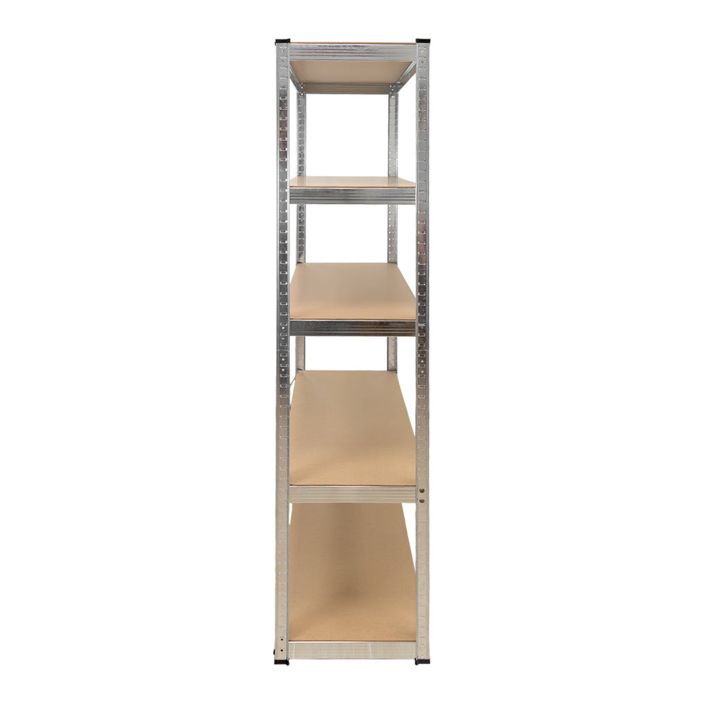Quick-assembly boltless shelving unit 90x40x180 cm (5 shelves)
