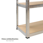 Modulo estanteria montaje rápido sin tornillos 90x40x180 cm (5 bateas)