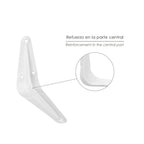 Palomilla wolfpack pintada blanca  125x150 mm