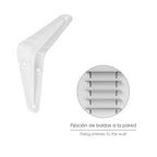 Palomilla wolfpack pintada blanca  200x250 mm