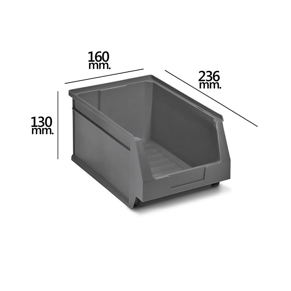 Gaveta empilhável cinzenta n.º 52 236x160x130 mm   (2/6)