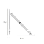 Palomilla wolfpack abatible blanca 200 mm