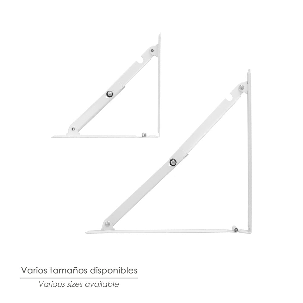 Palomilla wolfpack abatible blanca 200 mm