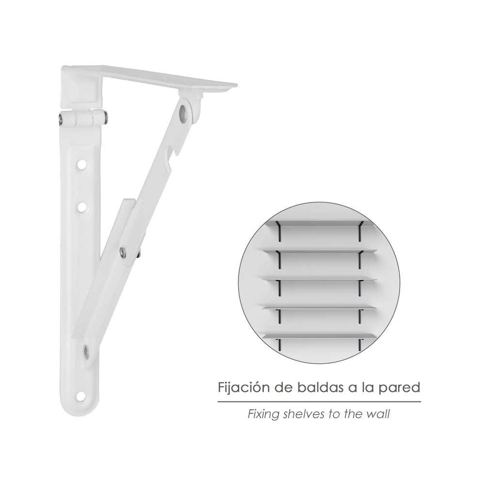Palomilla wolfpack abatible blanca 200 mm