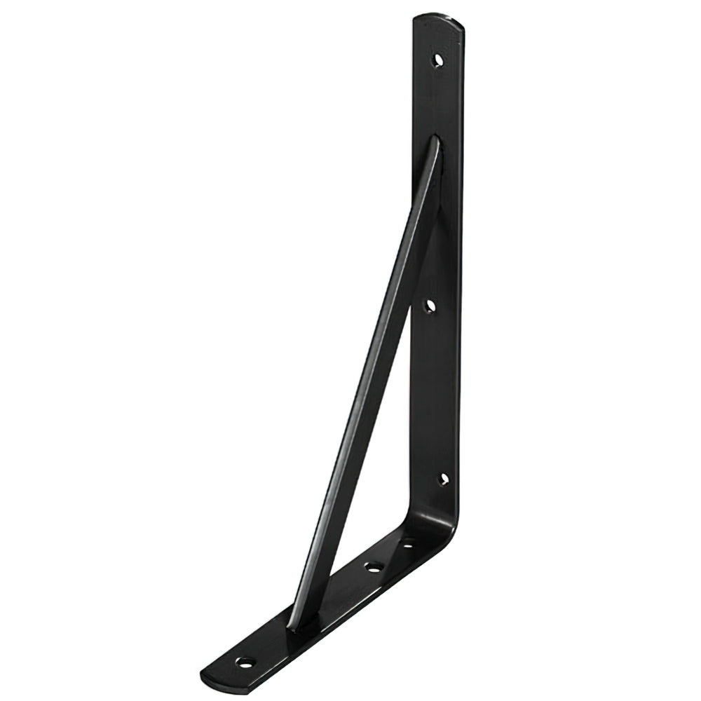 Palomilla wolfpack con refuerzo negra 500x330 mm