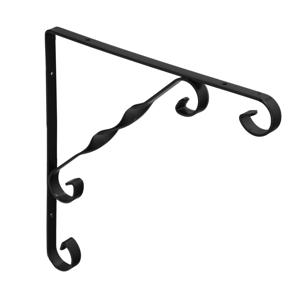 Escora ornamental reforçada preta 250x250 cm escora prateleira, suporte de prateleira esquadro prateleira