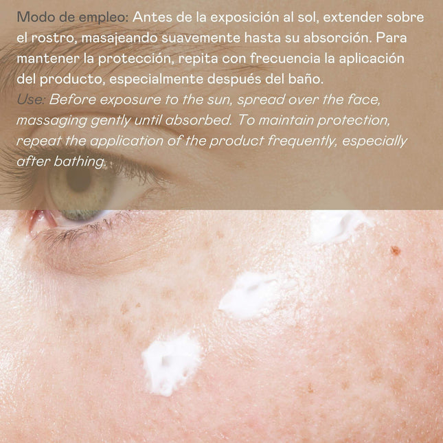 Crema solar facial 360 SPF 30 | protección UVA UVB IR