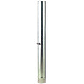Wolfpack galvanized steel stove pipe, ø 110 mm, ideal for wood-burning stoves, fireplace, high resistance, flue. With damper