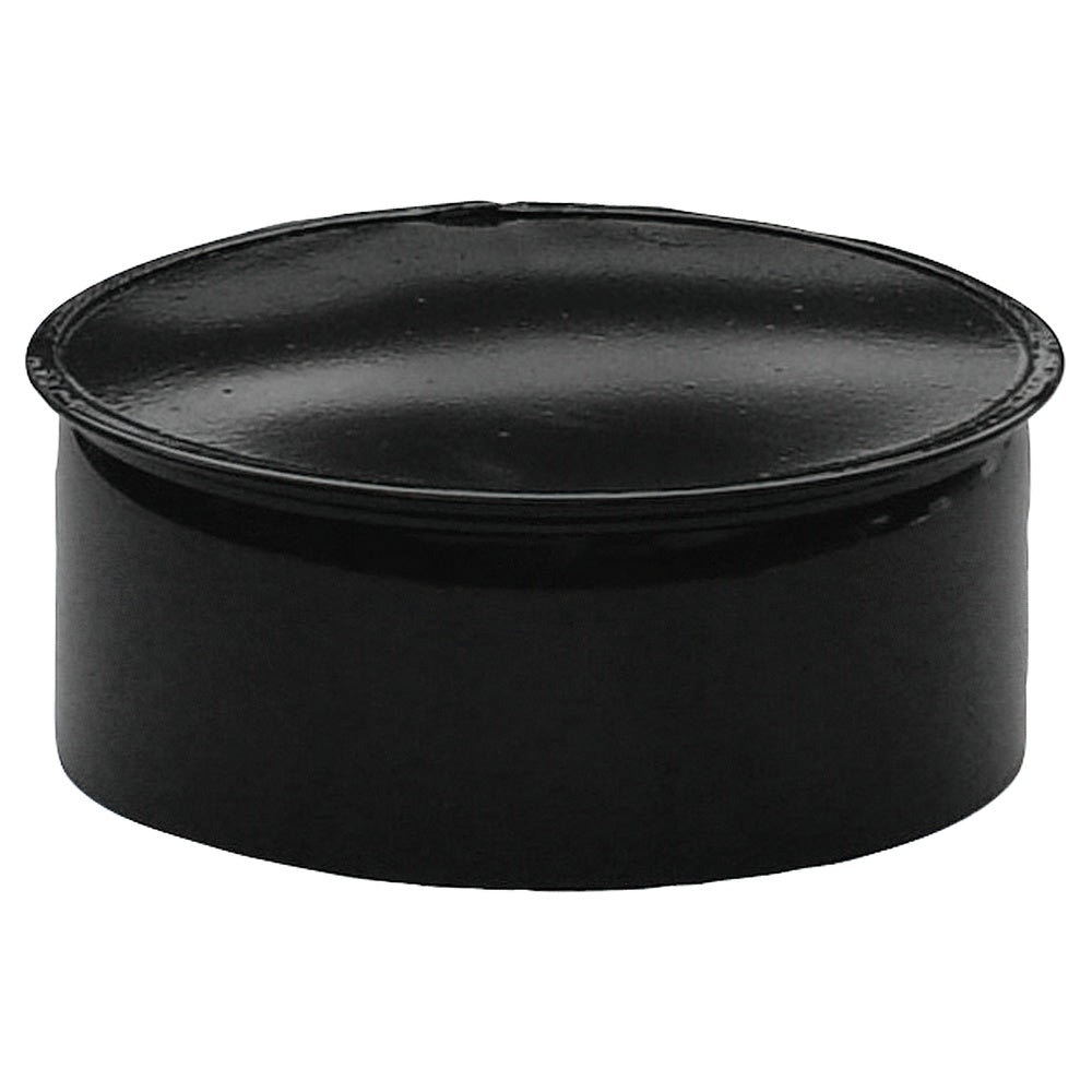 Tapa tubo estufa negro vitrificada 120 mm