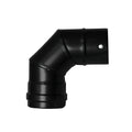 Cotovelo de 90° para fogão a pellets vitrificados ø80 mm