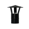 Tampa de chaminé Wolfpack em esmalte vítreo para recuperador de calor a pellets, recuperador de calor a lenha, lareira, extração de fumos, para tubo de ø 80 mm