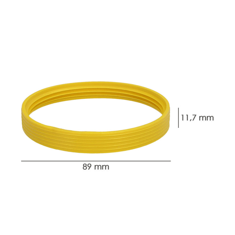 Junta silicona estufa pellet ø80 mm
