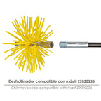 Escova de nylon para chaminés 150mm M12