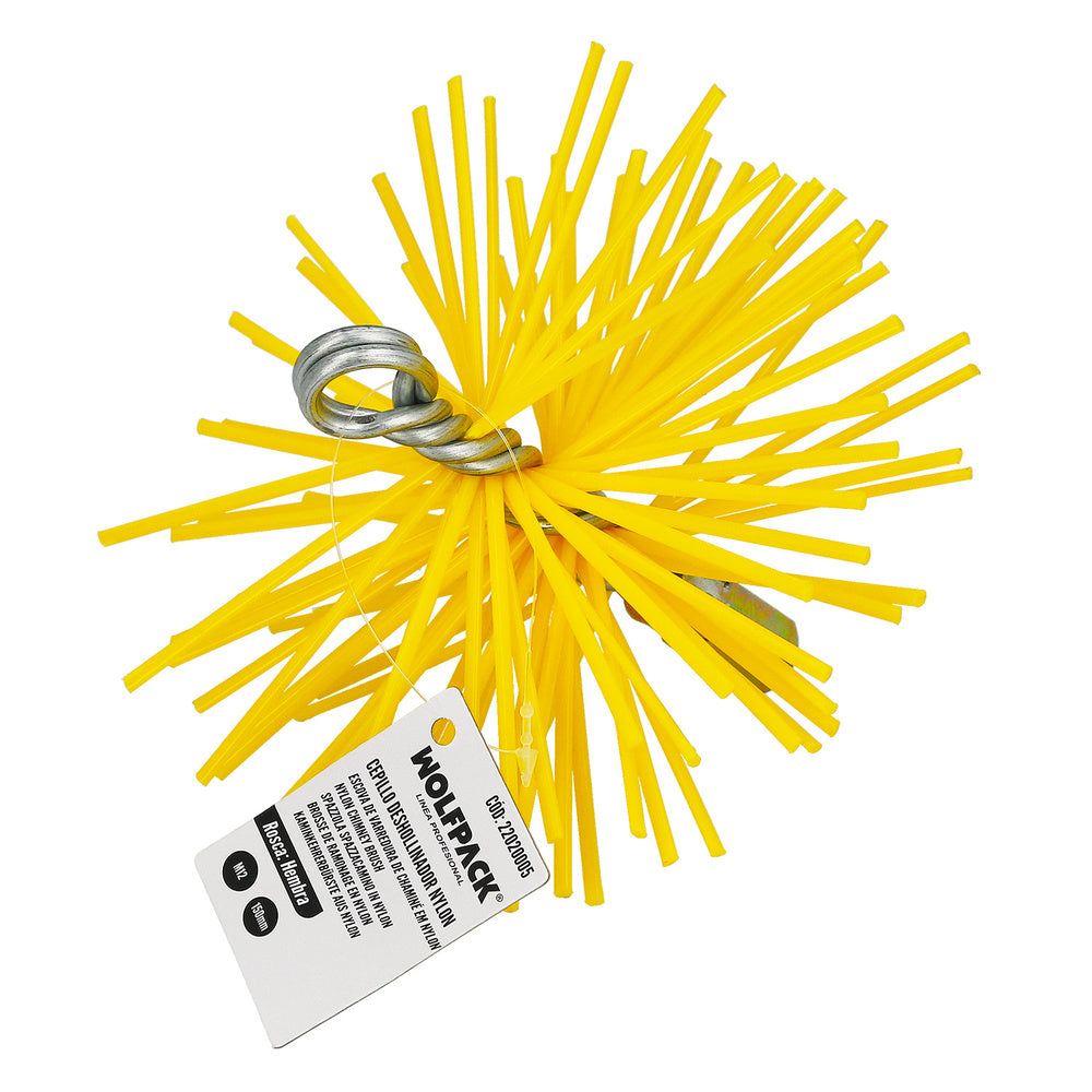 Escova de nylon para chaminés 150mm M12