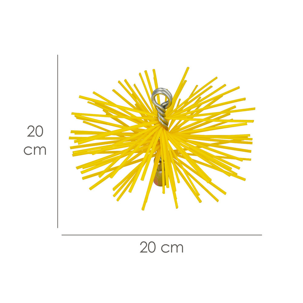 Cepillo deshollinador nailon 200mm m12