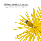 Cepillo deshollinador nailon 200mm m12