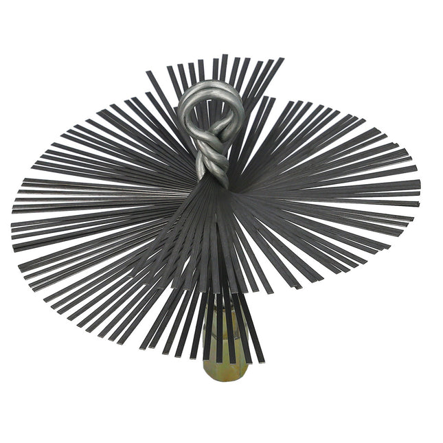 Cepillo deshollinador acero pl. 150mm M12