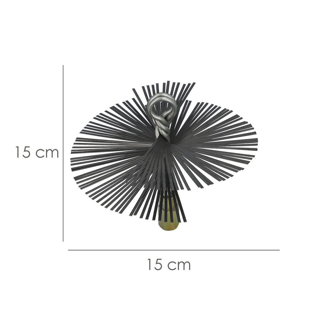 Cepillo deshollinador acero pl. 150mm m12