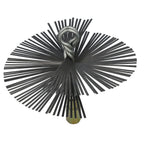 Cepillo deshollinador acero pl. 150mm m12
