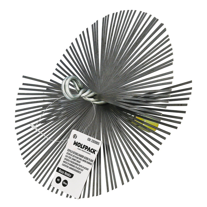 Cepillo deshollinador acero pl. 200 mm M12