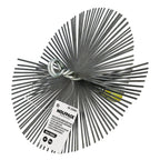 Cepillo deshollinador acero pl. 200 mm m12