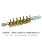 Cepillo limpiatubos acero  30 mm m12