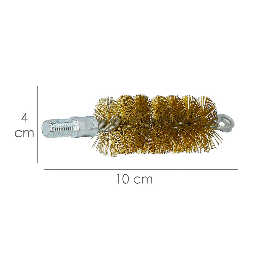 Escova de limpeza de tubos de aço 40 mm M12