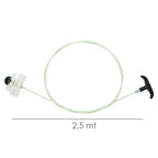 Deshollinador kit estufa pellet ø 80/100 mm longitud 2,5 metros