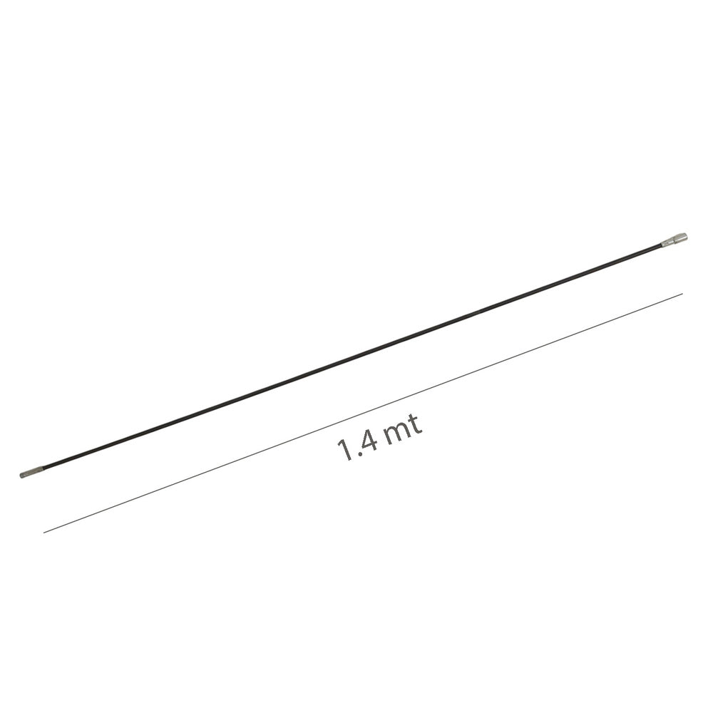 Mástil flexible deshollinador rosca m12 longitud de 1,4 metros.