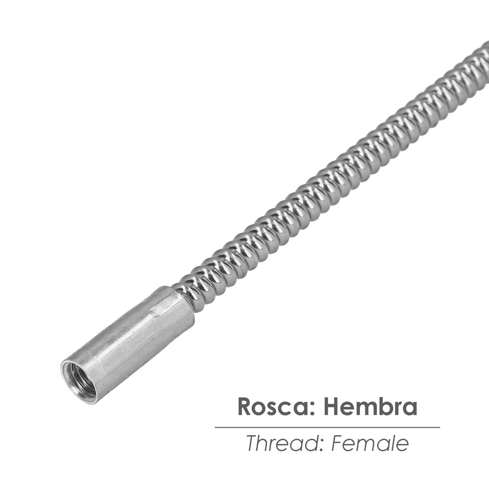 Mango flexible reforzado para cepillos m12 longitud 1metro mango t