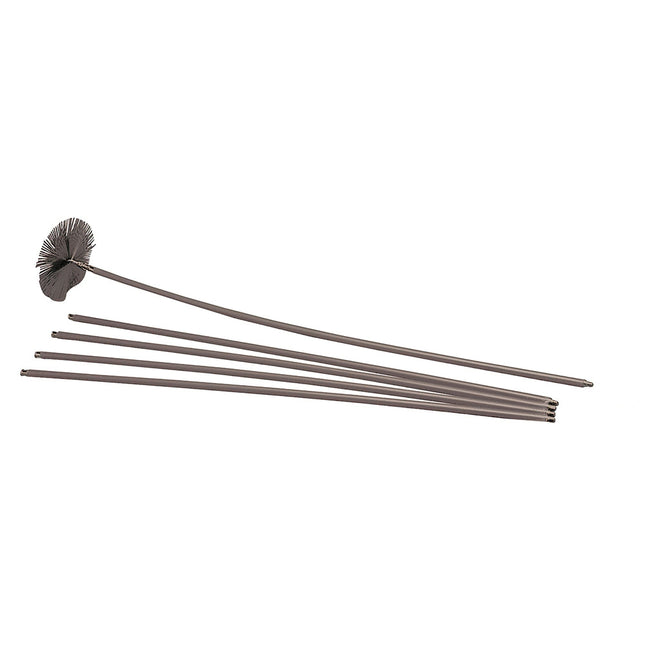 Deshollinador cepillo kit chimeneas 6,7 metros x 250 mm. diámetro