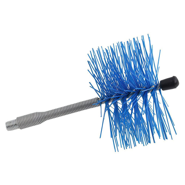 Deshollinador cepillo nylon eje flexible 120 mm