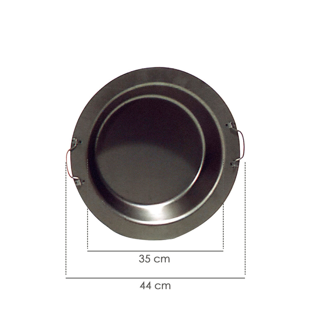 Brasero chapa grande  diámetro 44 cm