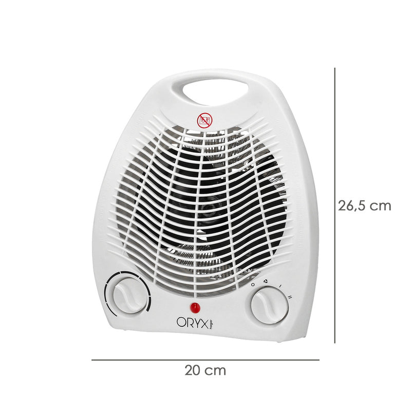 Termoventilador ovalado 1000 / 2000w