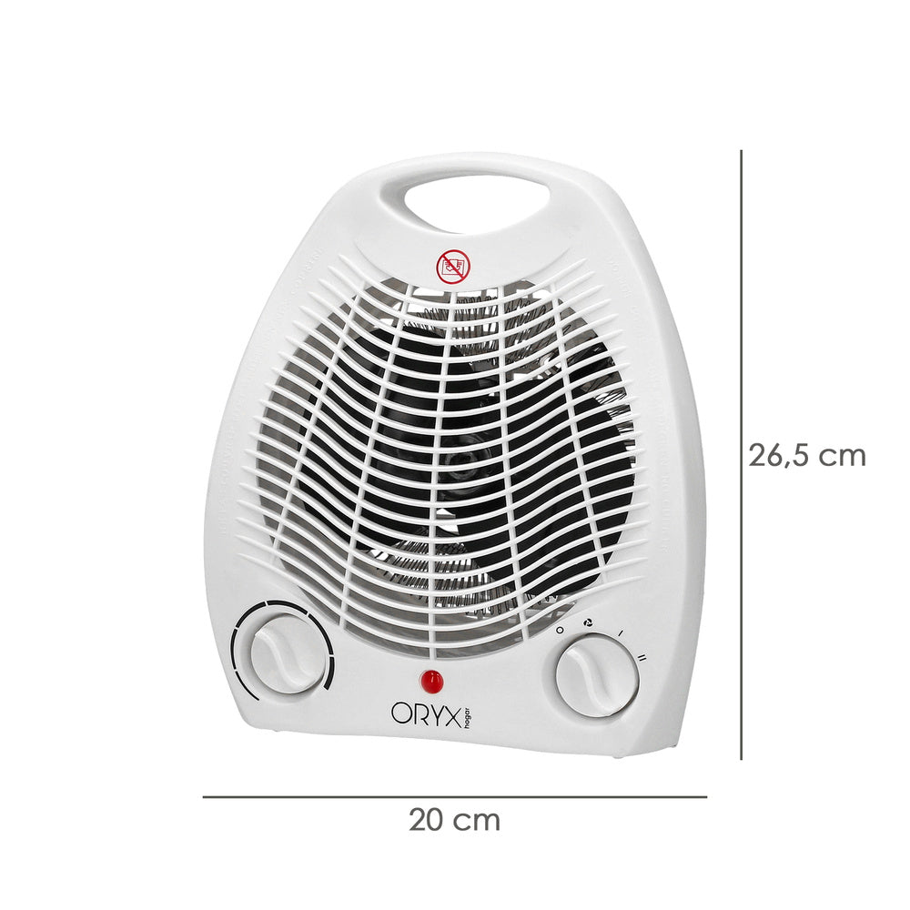 Oval fan heater 1000 / 2000w