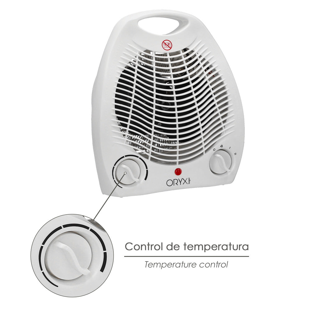 Oval fan heater 1000 / 2000w