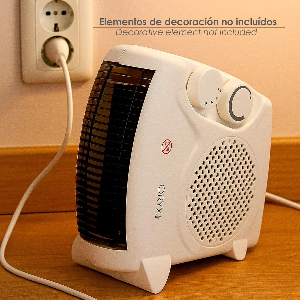 Vertical fan heater 1000/2000 watt.