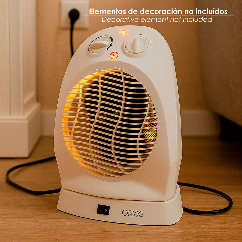 Oscillating fan heater 1000 / 2000W