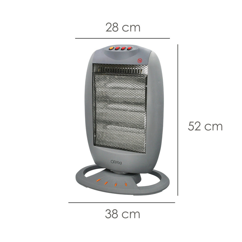 Estufa halogena oscilante 400 / 800 / 1200 w