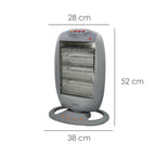Estufa halógena oscilante 400 / 800 / 1200 w