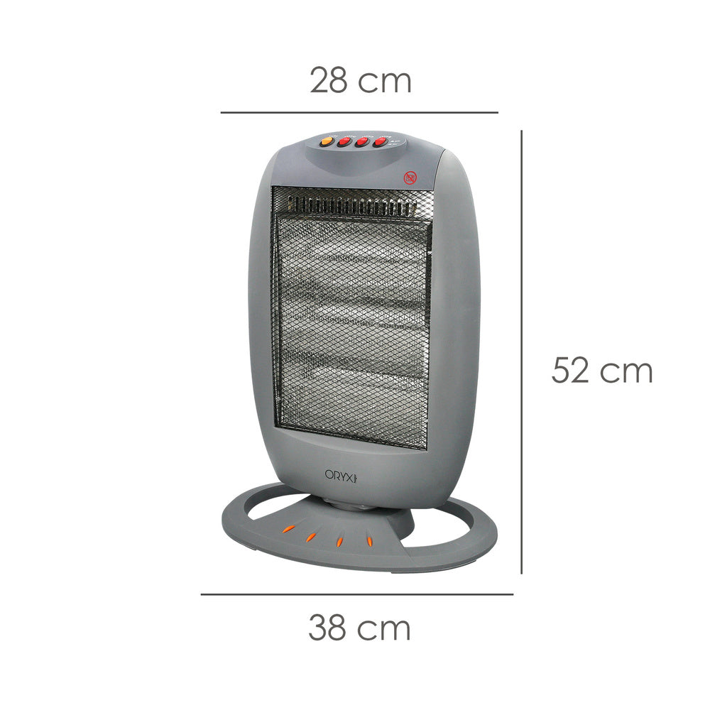 Oscillating halogen heater 400 / 800 / 1200 W