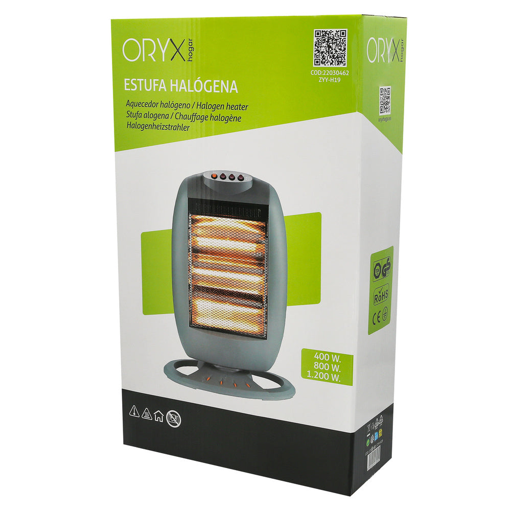 Oscillating halogen heater 400 / 800 / 1200 W