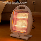 Estufa radiante pie oscilante 400 / 800w
