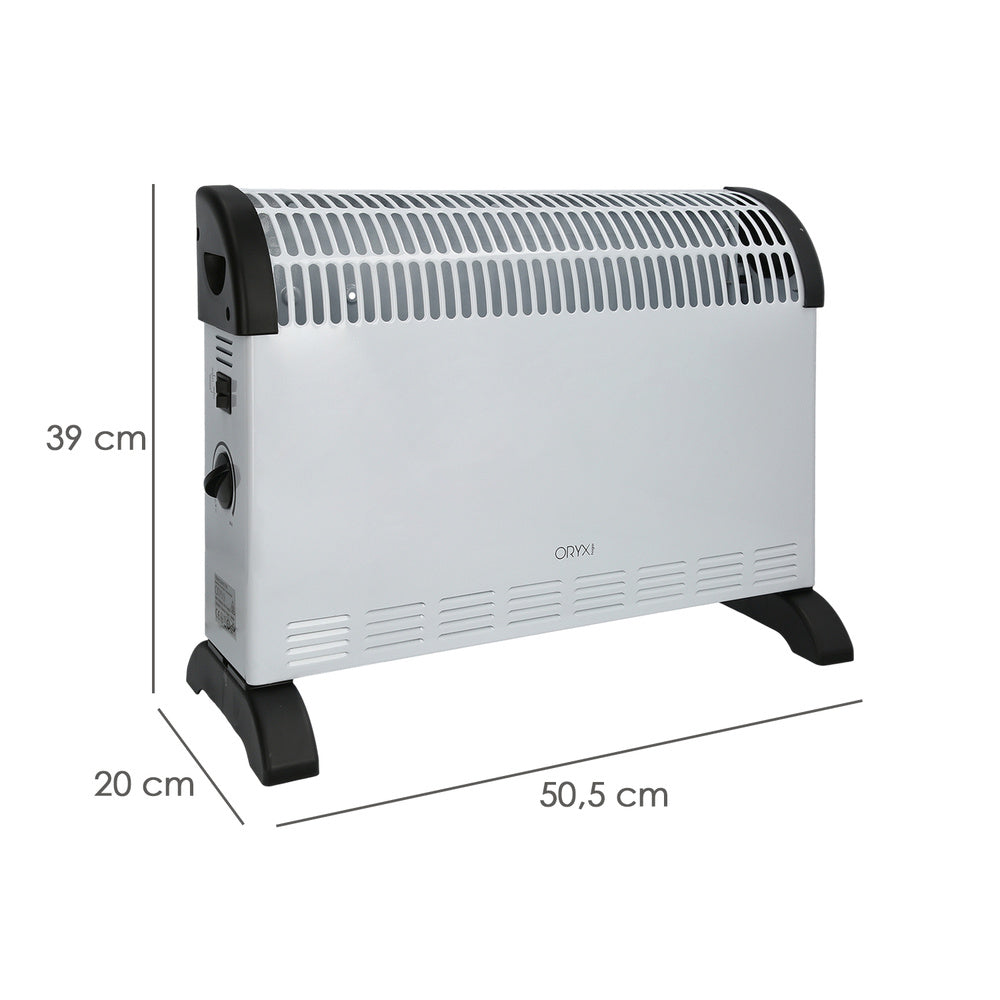 Termoconvector de suelo potencia de 750 / 1250 / 2000w