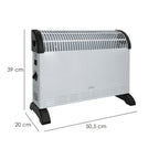 Termoconvector de suelo potencia de 750 / 1250 / 2000w